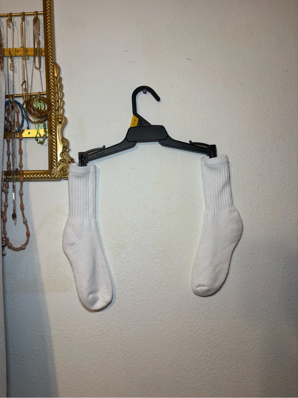 Classic White Crew Socks